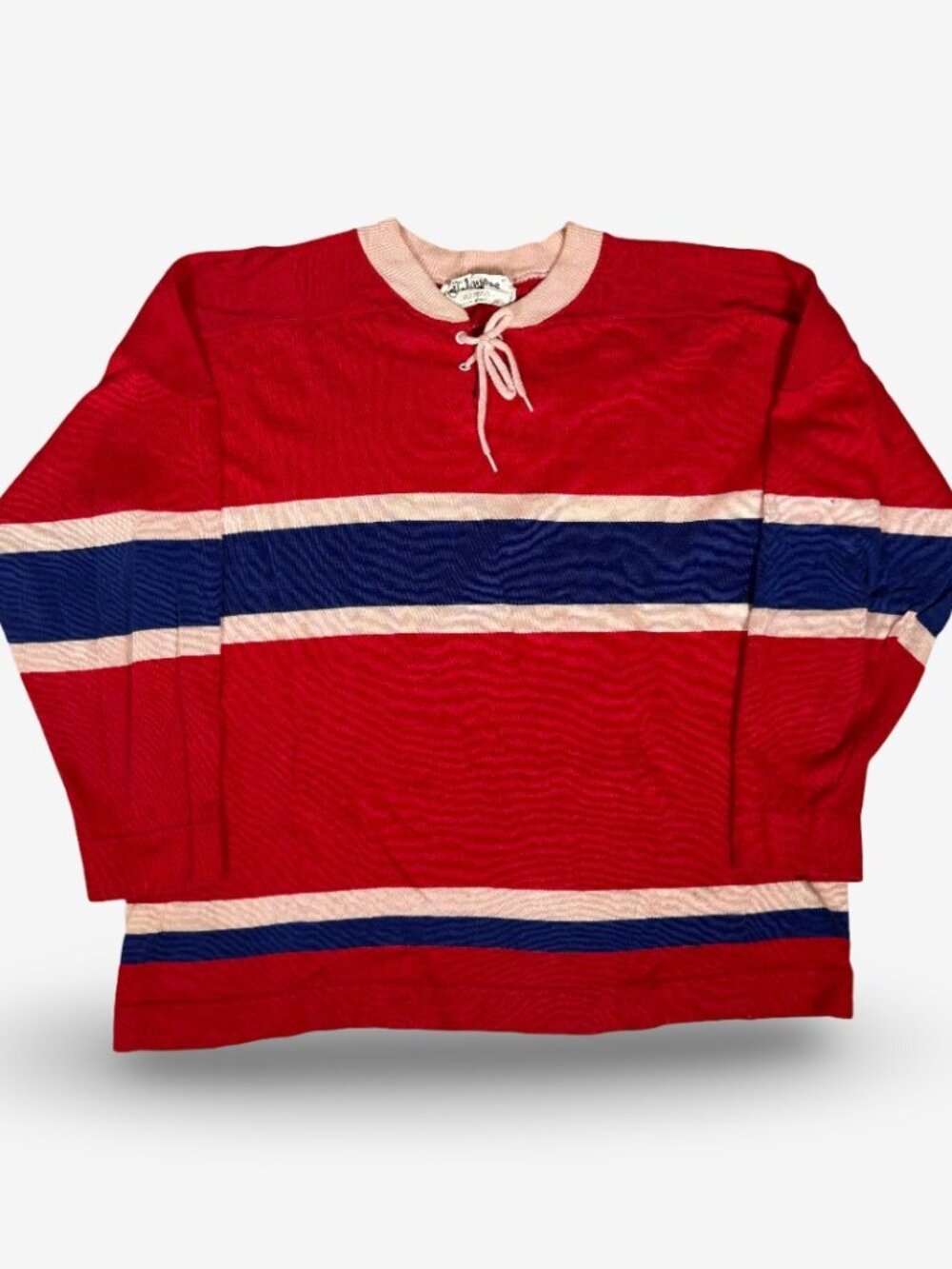 Vintage 60s Jaydee Montreal Canadiens Inspired Colors Hockey Jersey